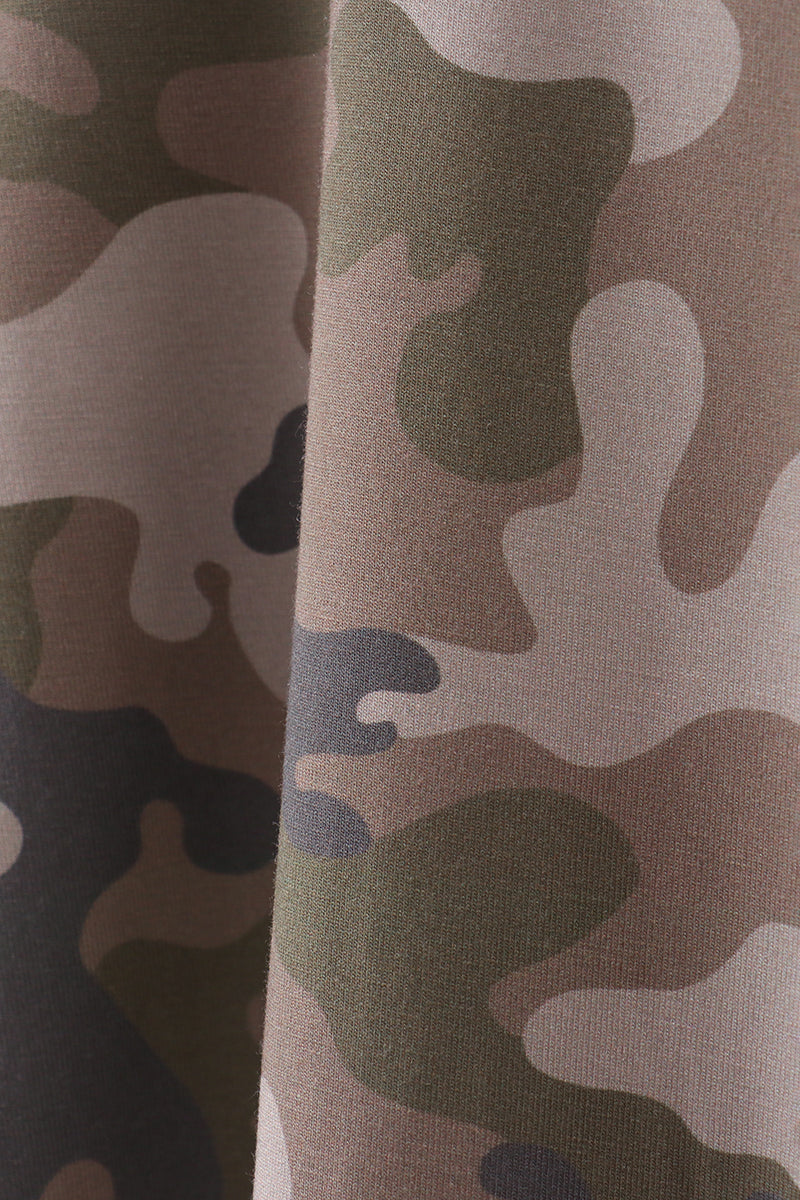 Camo Two-Piece Pajama Set – Long Sleeve & Pants