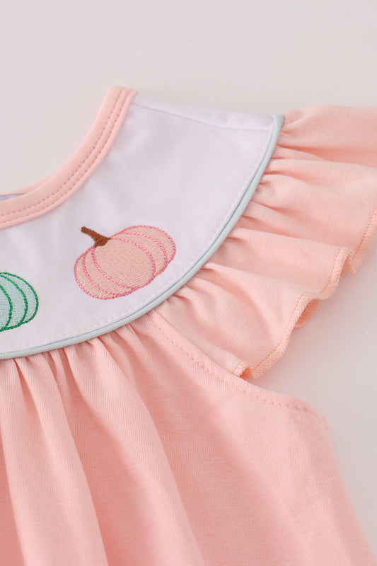 Pastel Pumpkin Flutter Tunic & Legging Set