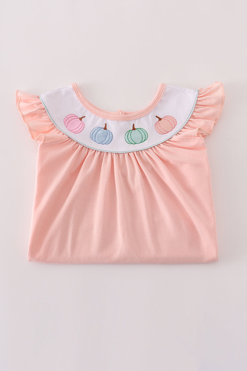 Pastel Pumpkin Flutter Tunic & Legging Set