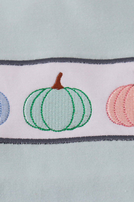 Pastel Pumpkin Graphic Tee & Jogger Set – Unisex Fall Outfit for Toddlers