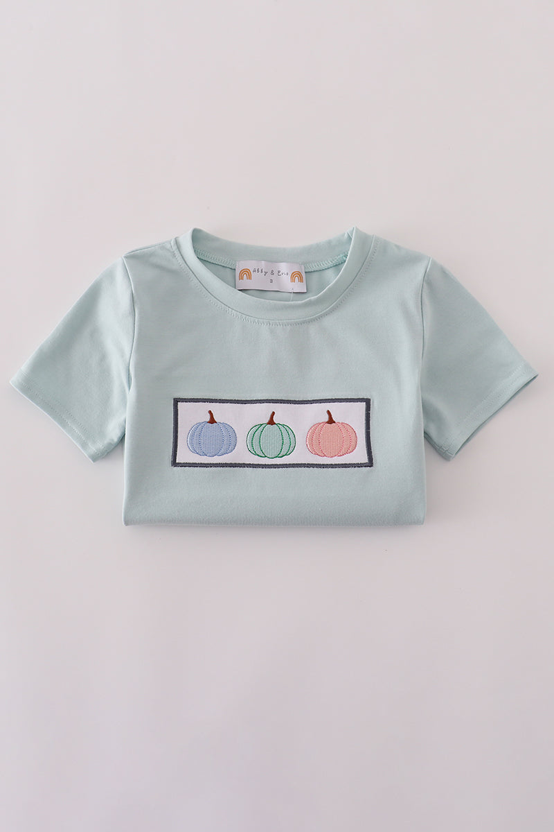 Pastel Pumpkin Graphic Tee & Jogger Set – Unisex Fall Outfit for Toddlers