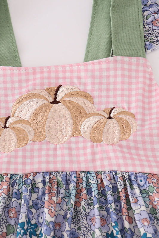 Pumpkin Patch Gingham Ruffle Set