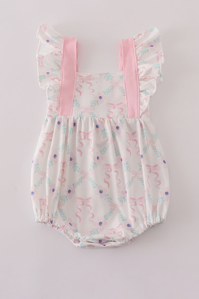 Ribbons & Ruffles Flutter Bubble Romper