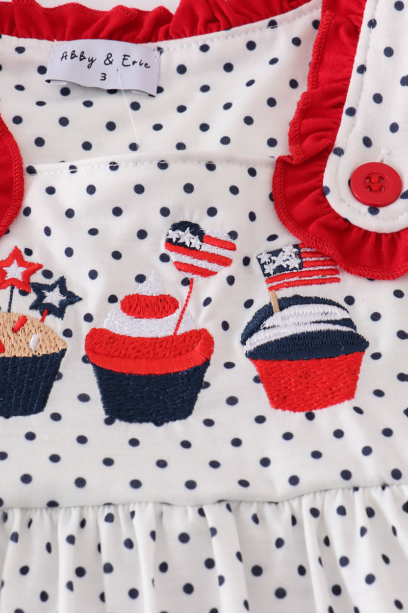 Cupcake Embroidered Dress