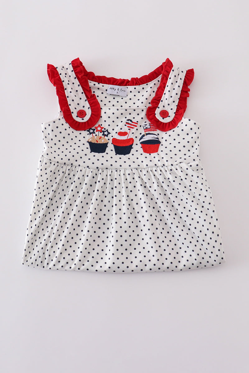 Cupcake Embroidered Dress