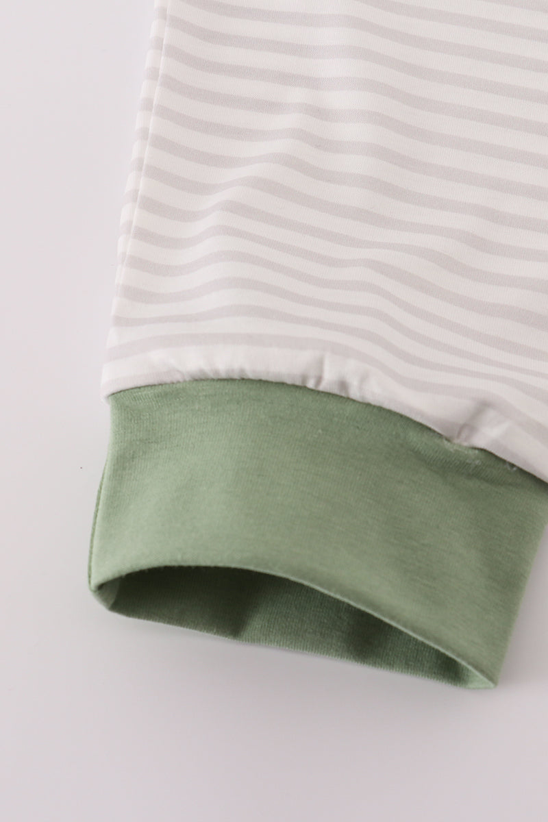 Fish Striped Pajama Set