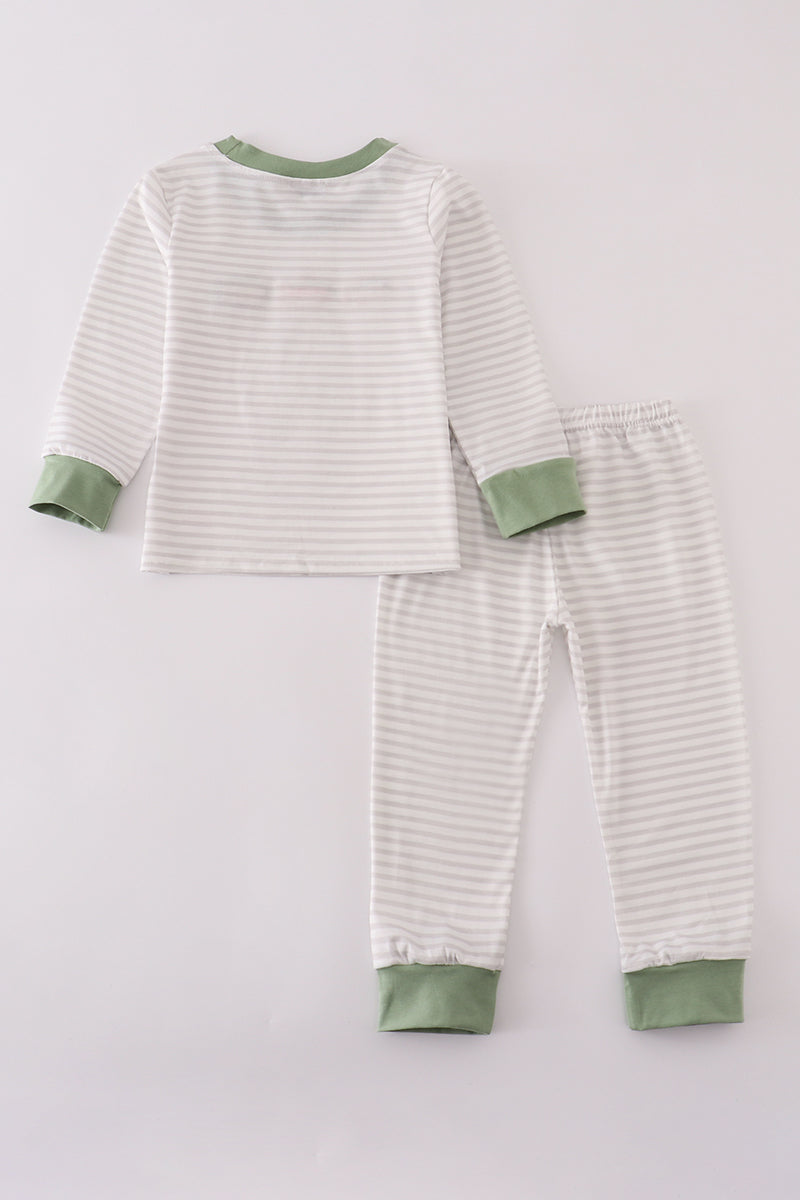 Fish Striped Pajama Set