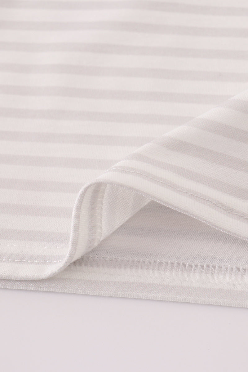 Fish Striped Pajama Set