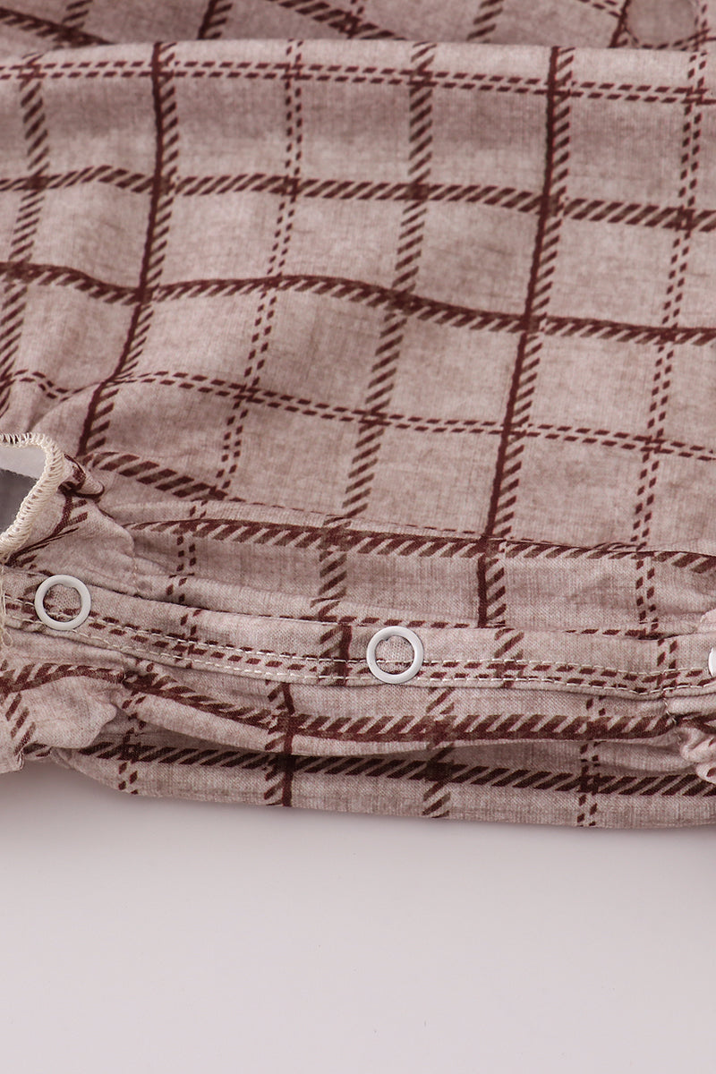 Ruffle Plaid Bubble