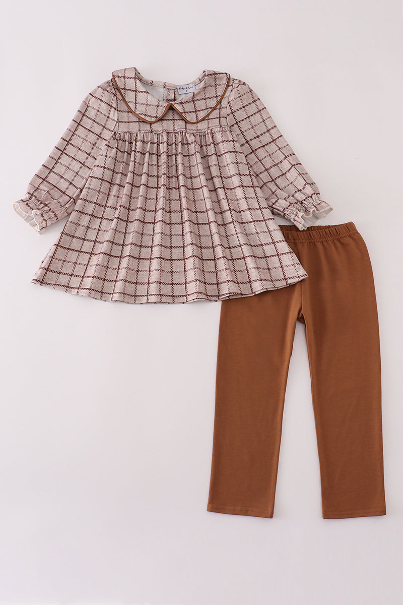 Perfect Plaid Pant Set