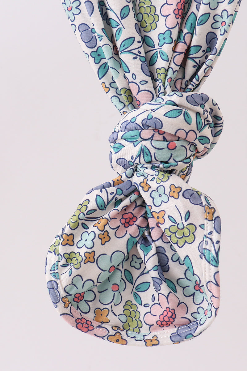 Blue Floral Blessed Gown