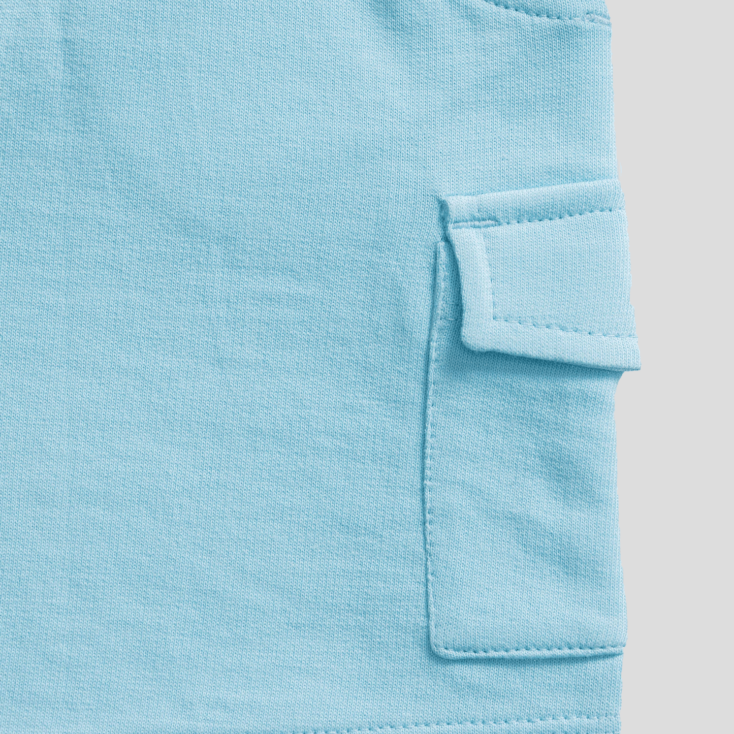 Striped Pocket T-Shirt and Shorts Set