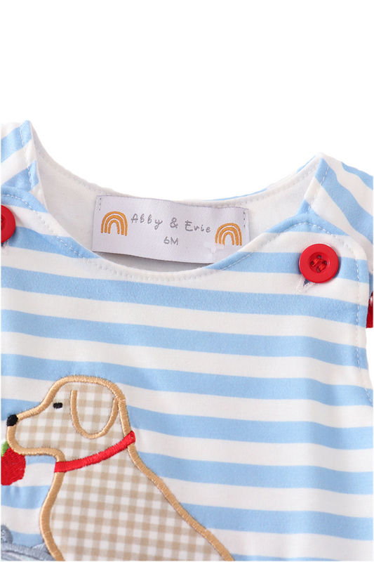 Puppy Love Back To School Romper