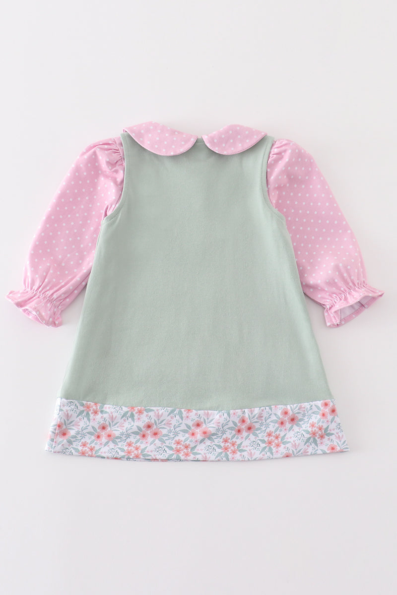 Pretty in Pink & Green Turkey Dress