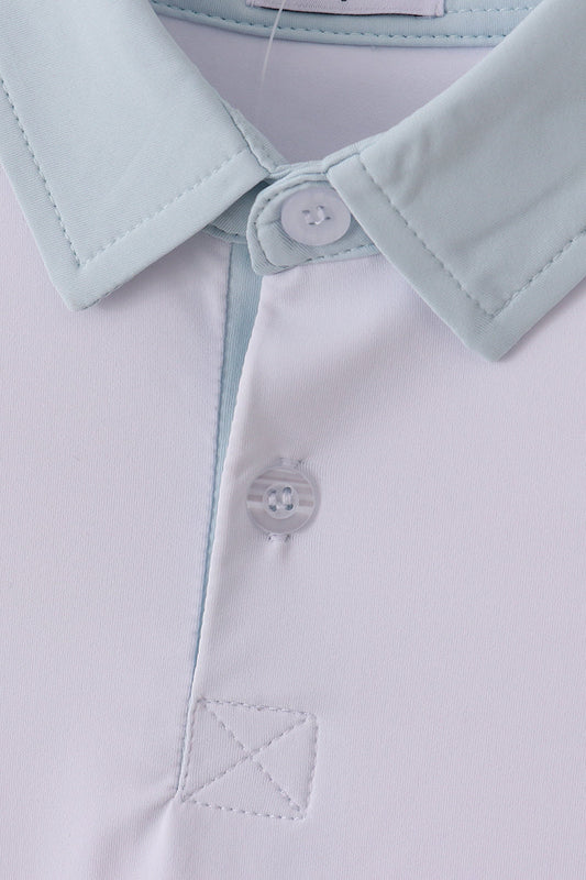 Mint Gingham Polo Short Set