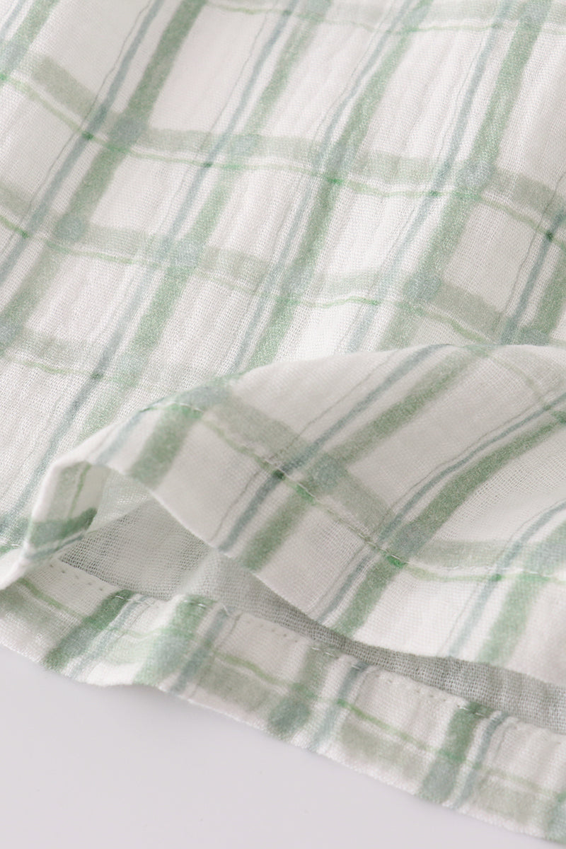 Ruffle Plaid Dress