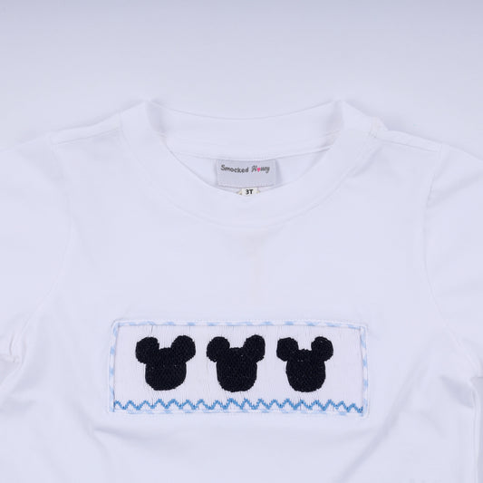 Mouse Character Hand-Smocked Set