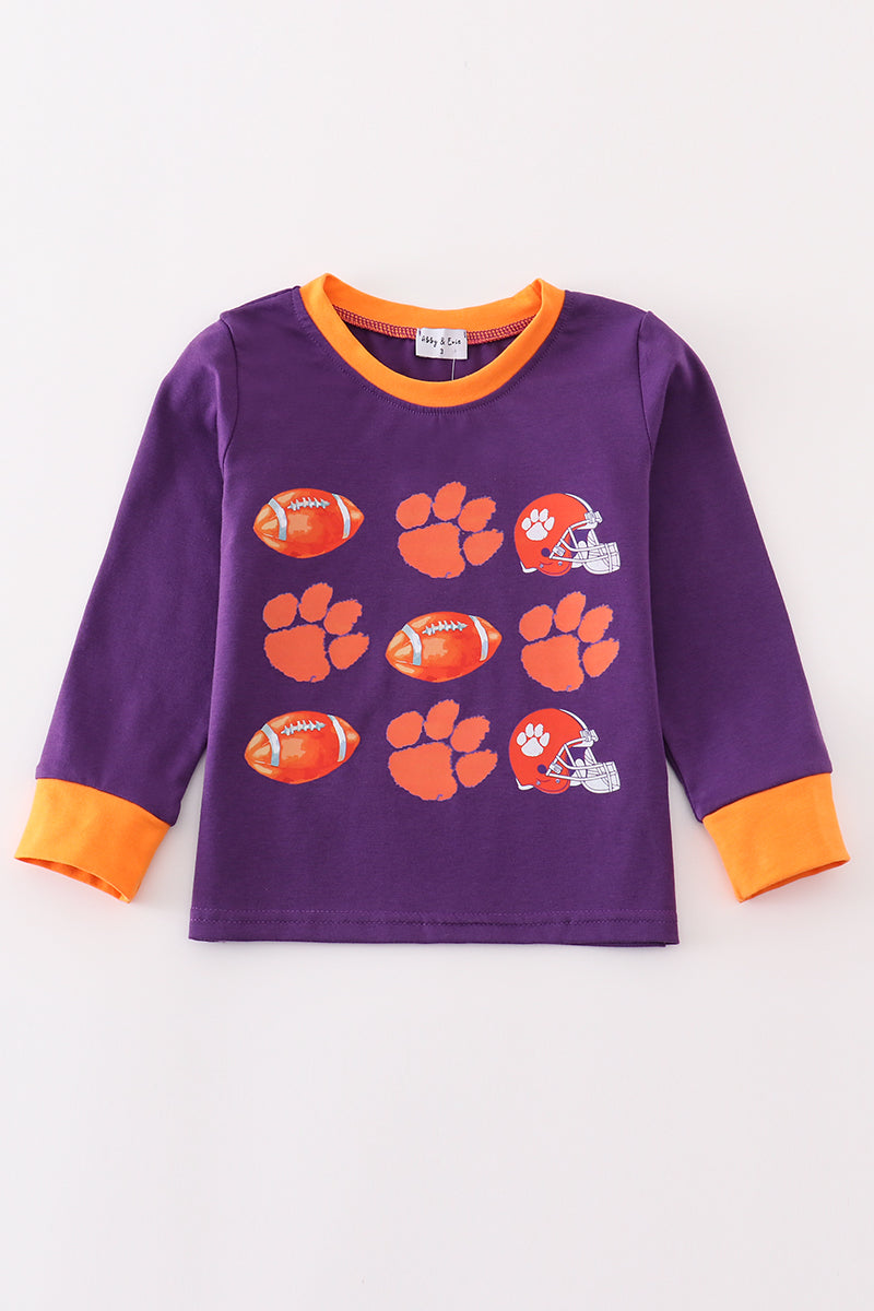 Clemson Football Print Top