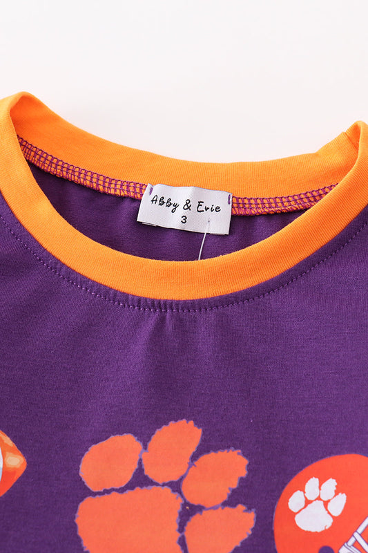 Clemson Football Print Top