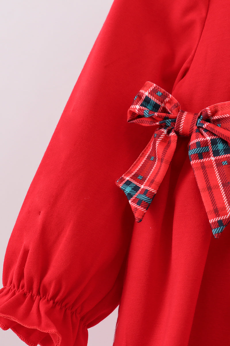 Holiday Plaid Tree Tunic & Leggings Set