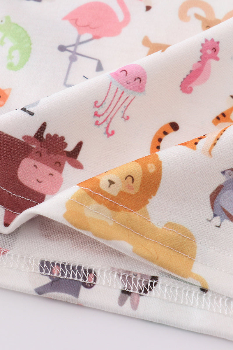 Animal Parade Short Set – Blue