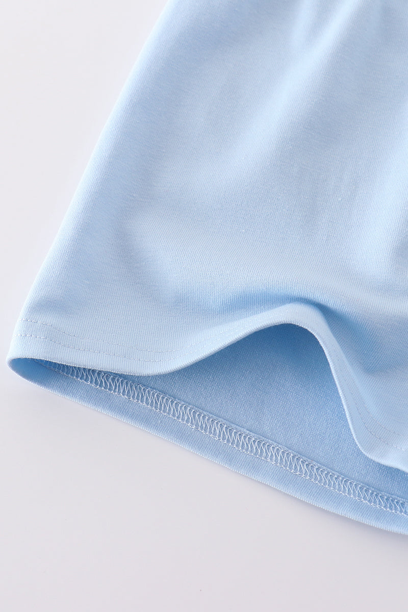 Animal Parade Short Set – Blue