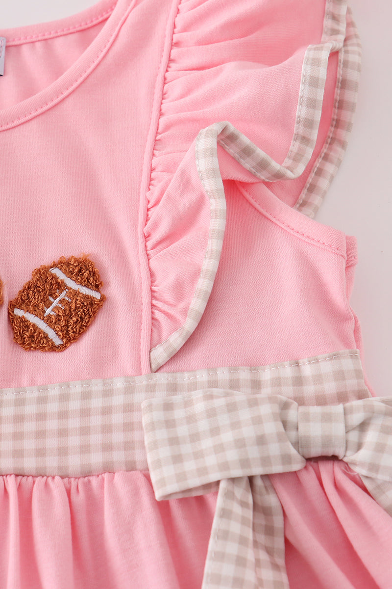 Pink Football Bow Dress