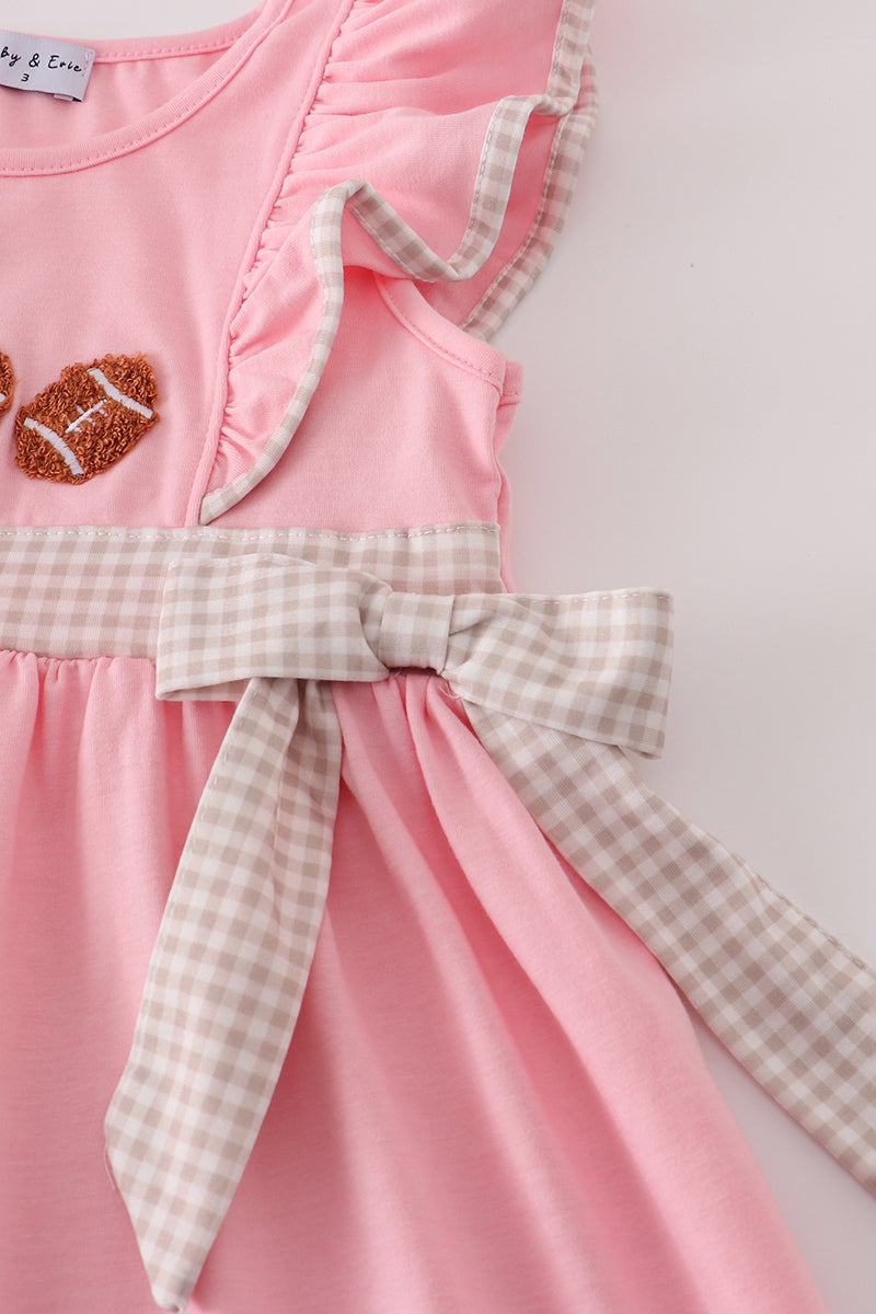 Pink Football Bow Dress