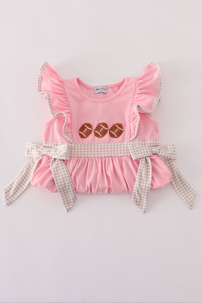 Pink Football Bow Dress
