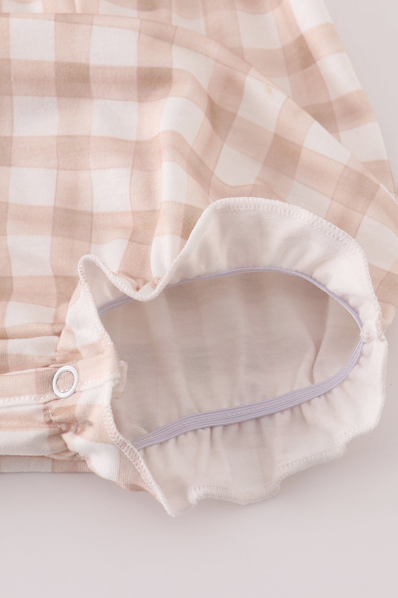 Puppy Parade Smocked Baby Romper