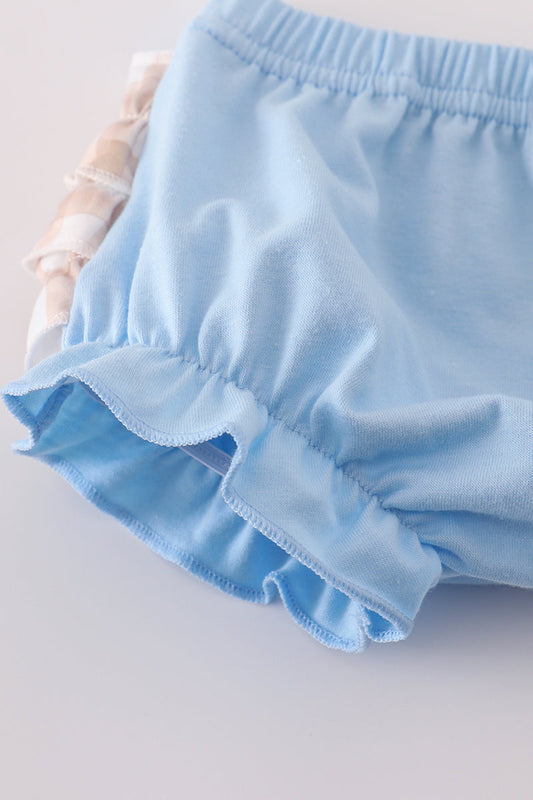 Puppy Parade Gingham Dress Set