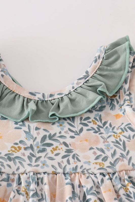 Floral Ruffle Baby Girl Set – Sage & Blossom