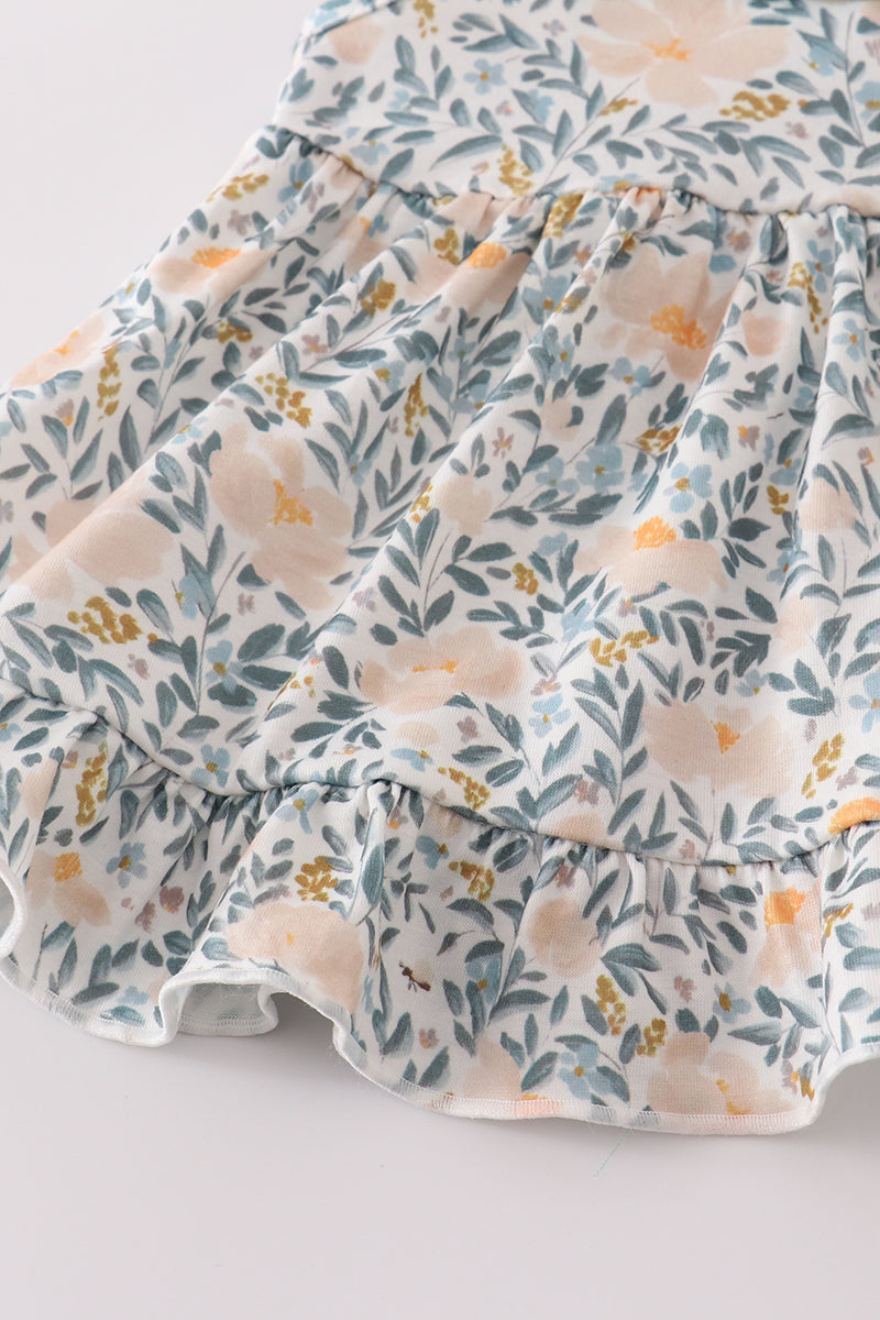 Floral Ruffle Baby Girl Set – Sage & Blossom
