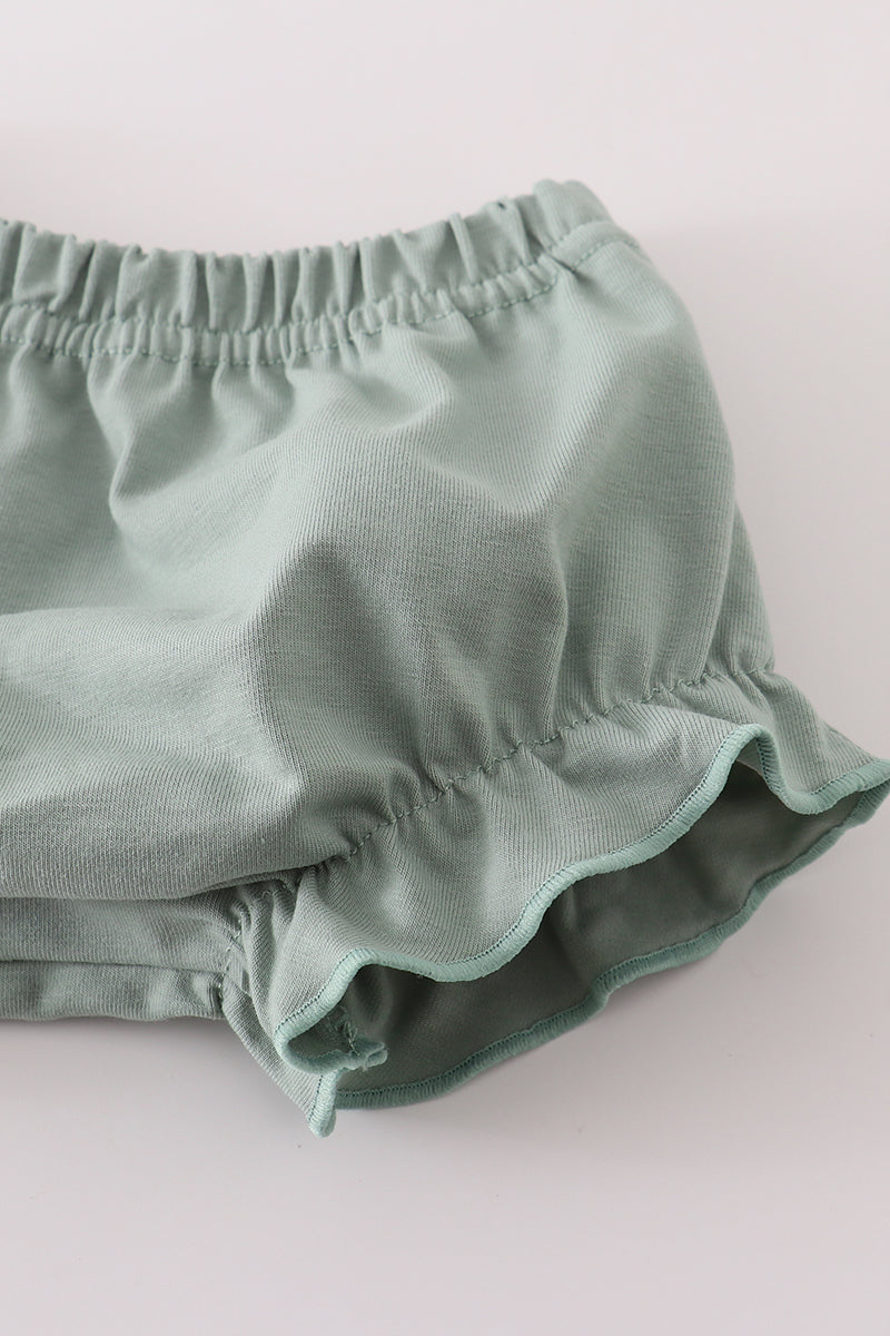 Floral Ruffle Baby Girl Set – Sage & Blossom