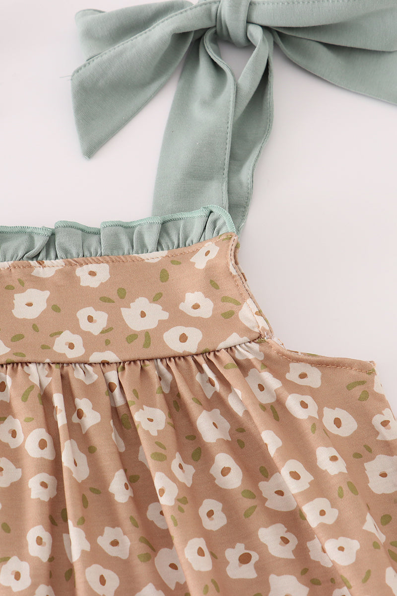 Daisy Meadow Tie-Shoulder Dress