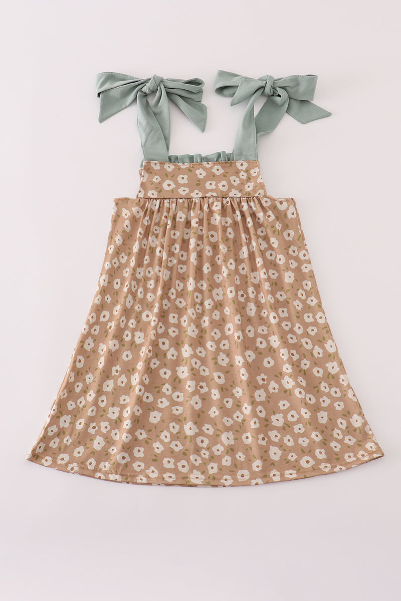 Daisy Meadow Tie-Shoulder Dress