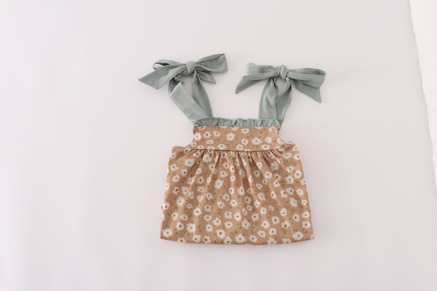 Daisy Meadow Tie-Shoulder Dress