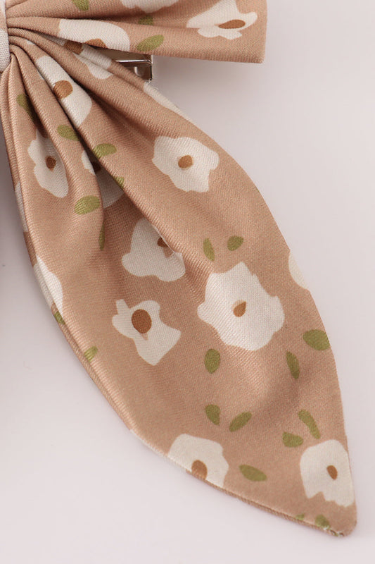 Floral Print Bow