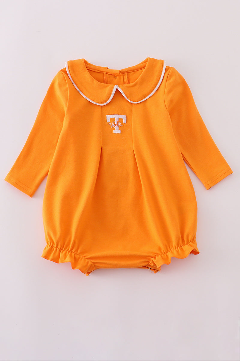 Orange Tennessee Go Vols Embroidered Bubble