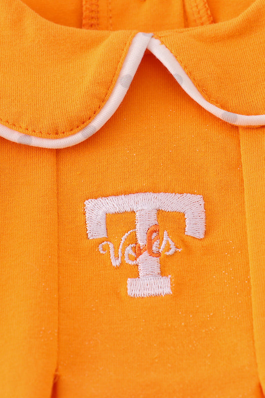 Orange Tennessee Go Vols Embroidered Bubble