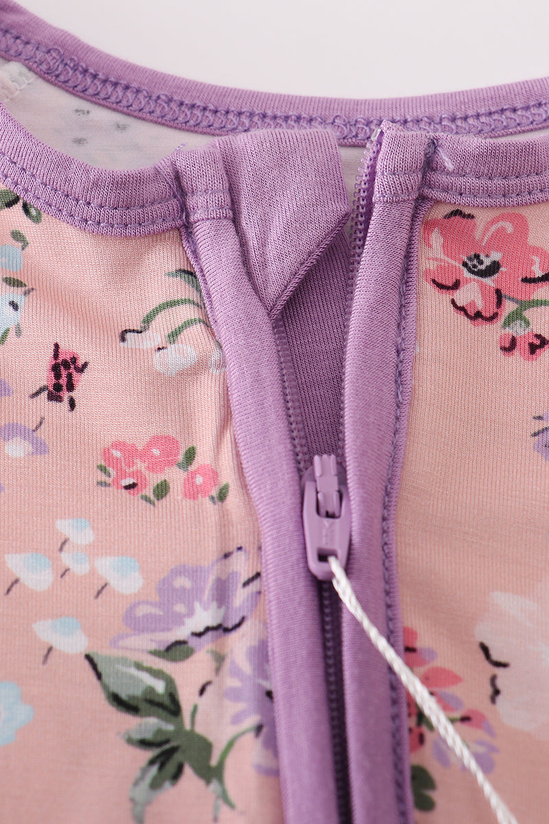 Violet Floral Sleeper