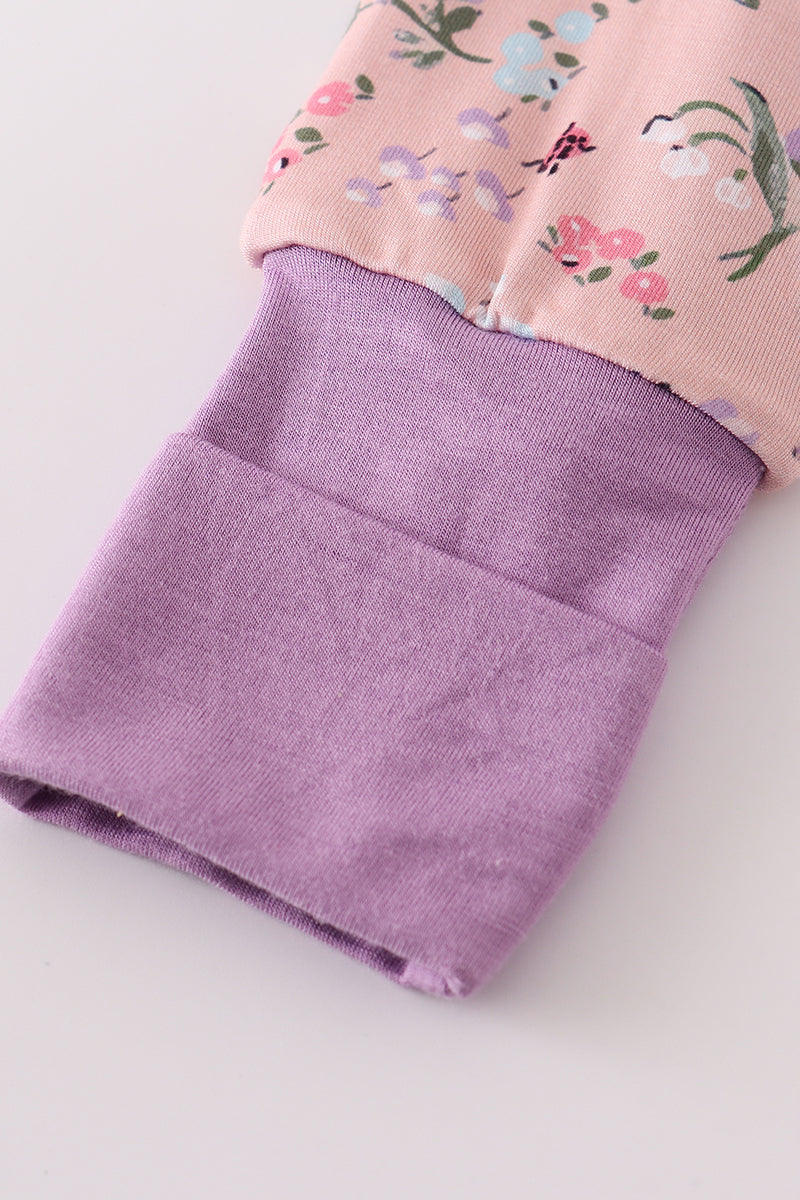 Violet Floral Sleeper