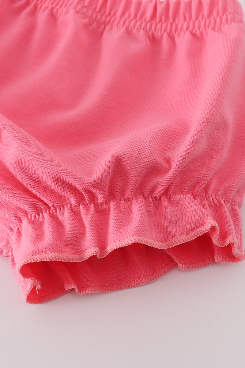 Rose Smocked Dress & Bloomer Set – Long Sleeve