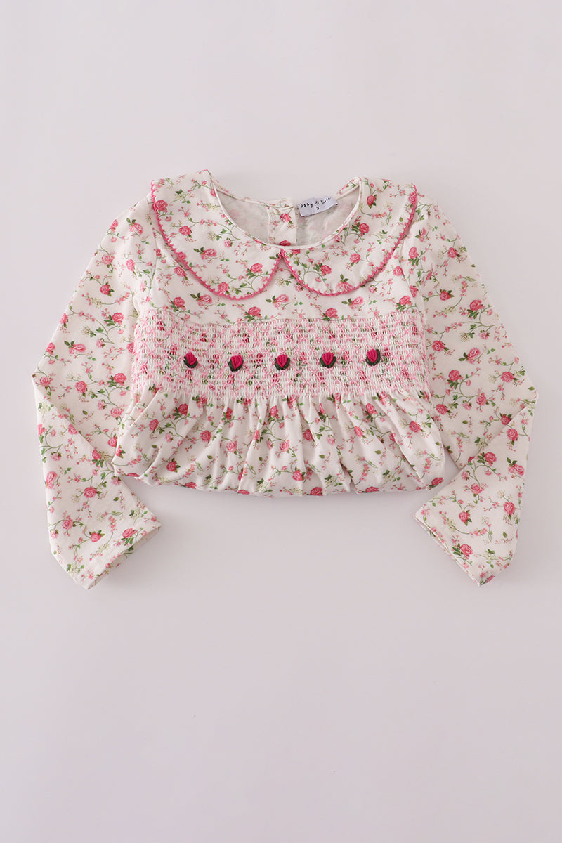 Rose Smocked Outfit Set
