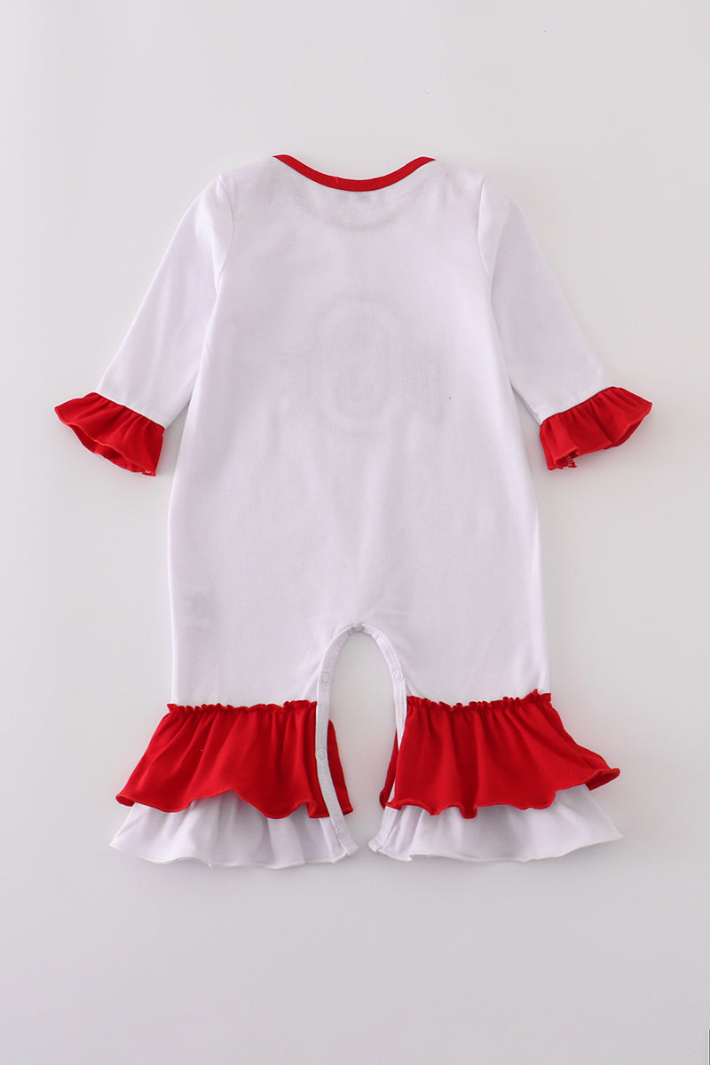 Ohio State Ruffle Jumpsuit