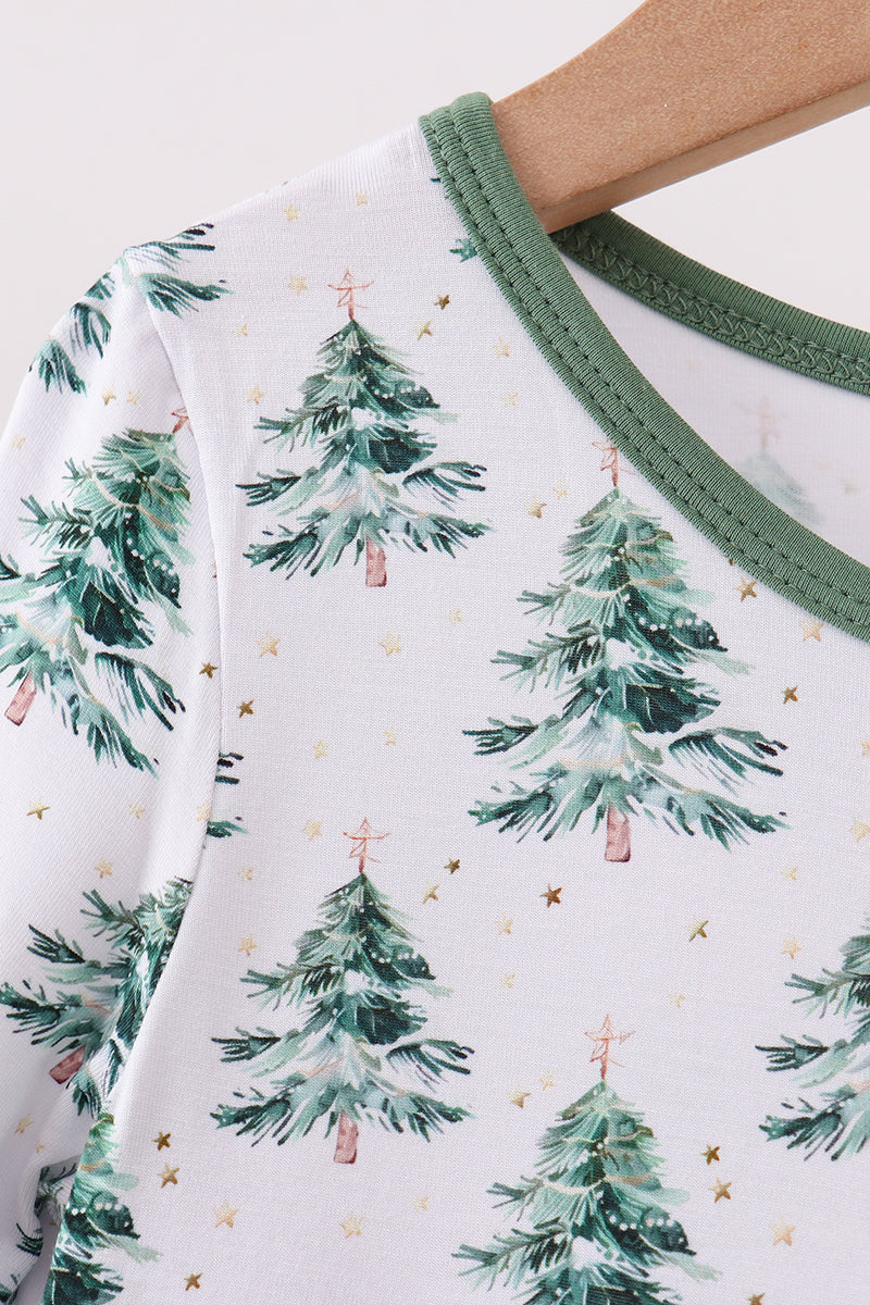Green Christmas Tree Bamboo Dress