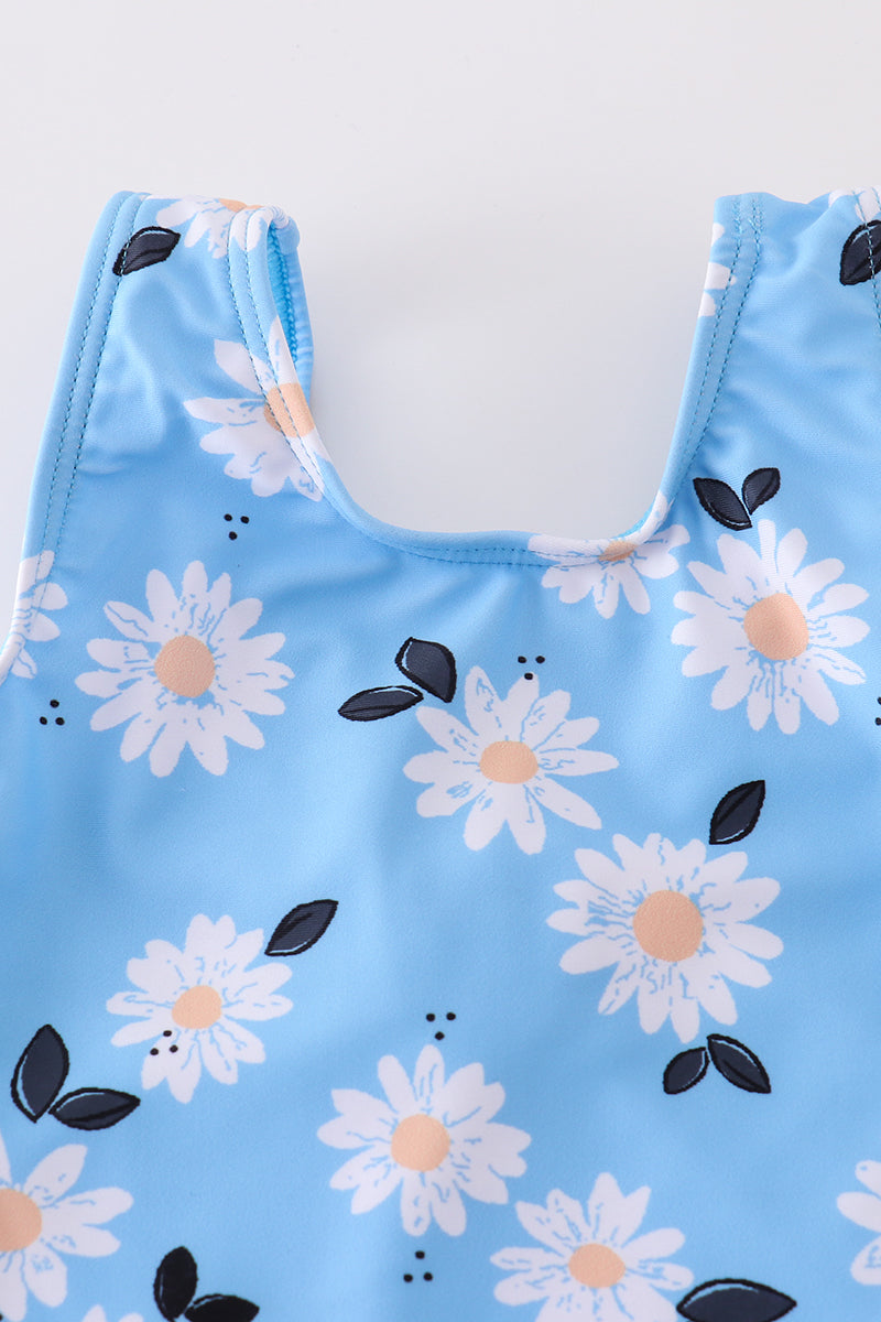 Daisy Print Swimsuit UPF50+
