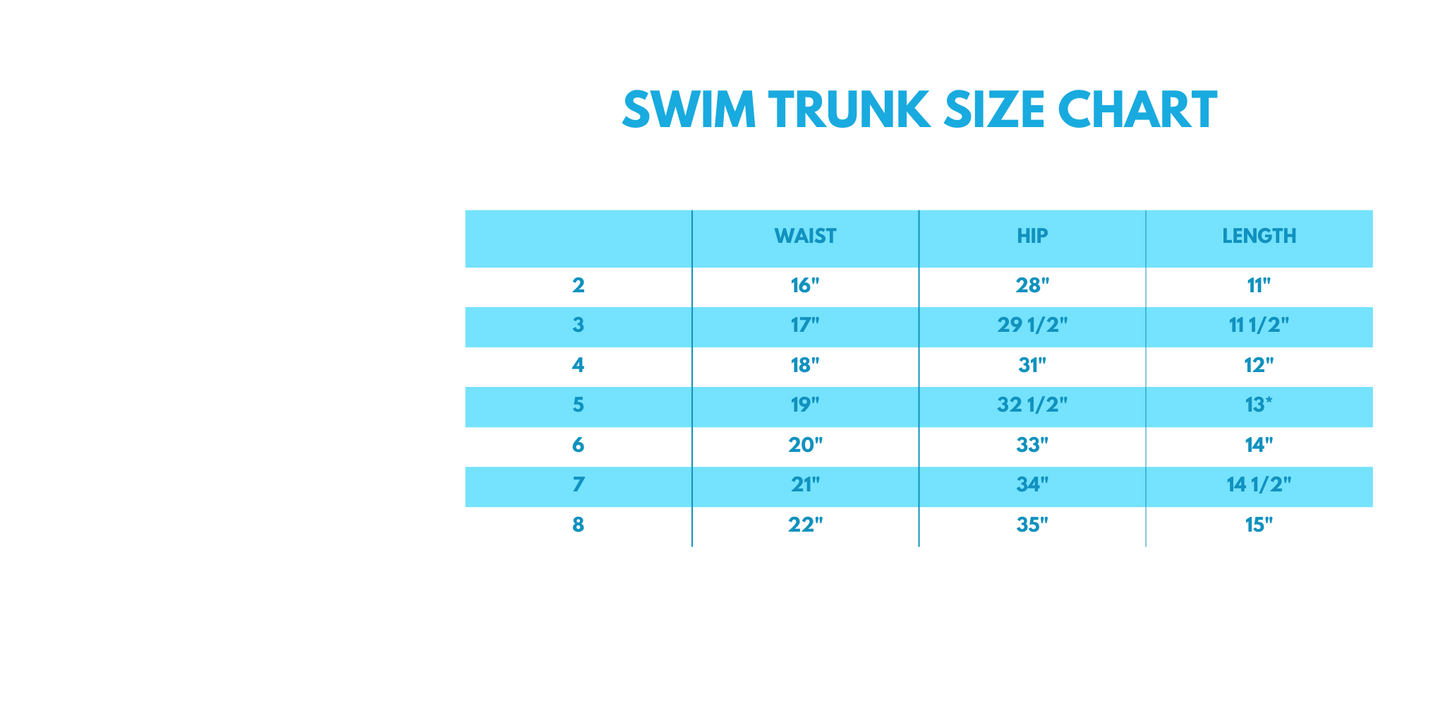 Coastal Stripe Boys’ Swim Shorts- UPF50+