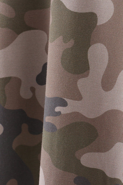 Camo Two-Piece Pajama Set – Long Sleeve & Pants