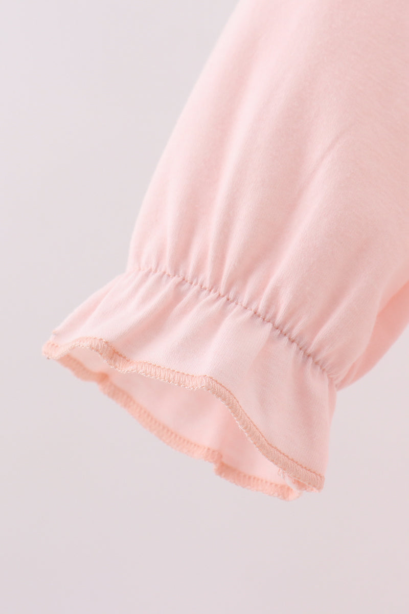 Floral Bow Appliqué Bloomer Set